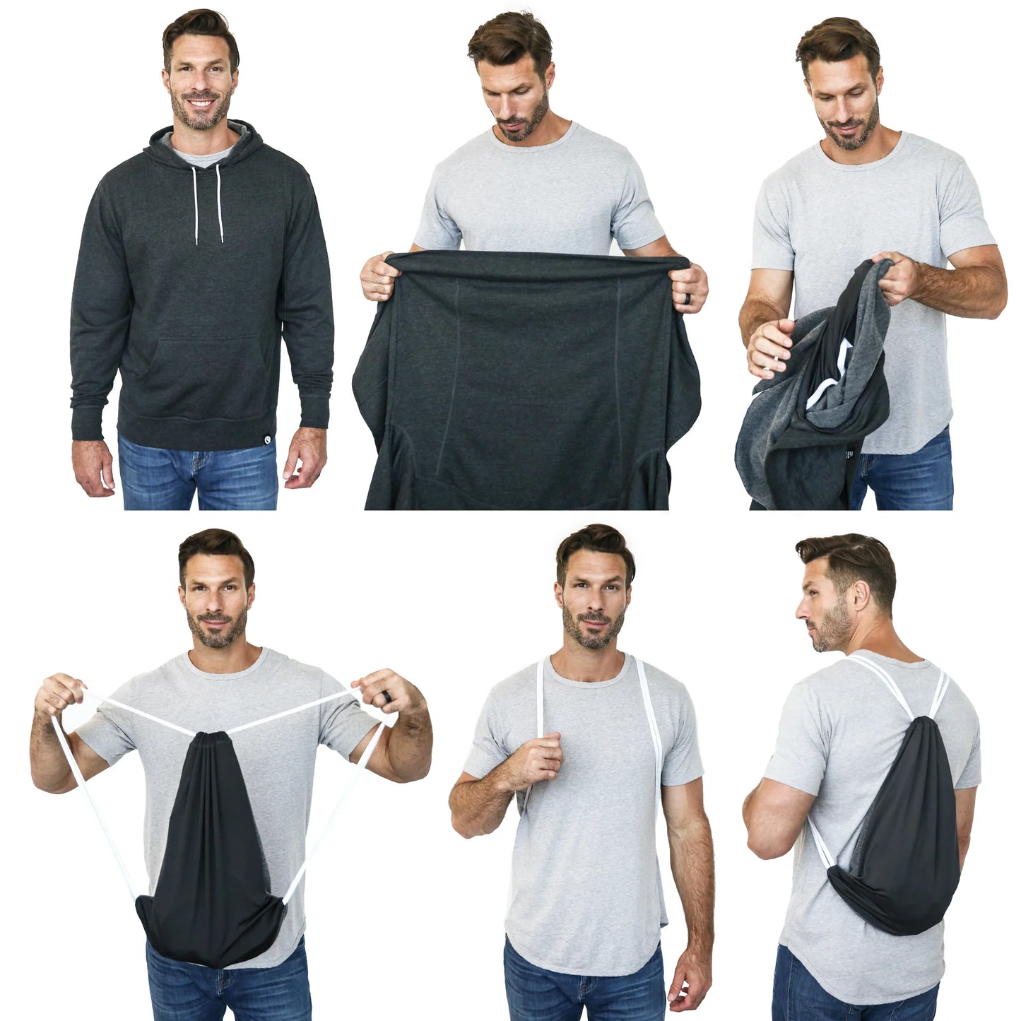 QUIKFLIP Hero Pullover, Charcoal