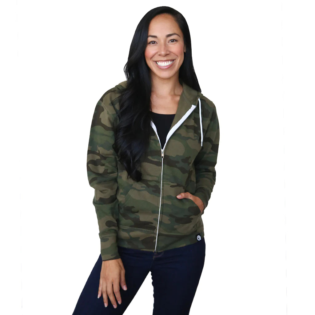 QUIKFLIP Hero Hoodie Lite Full Zip, Camouflage