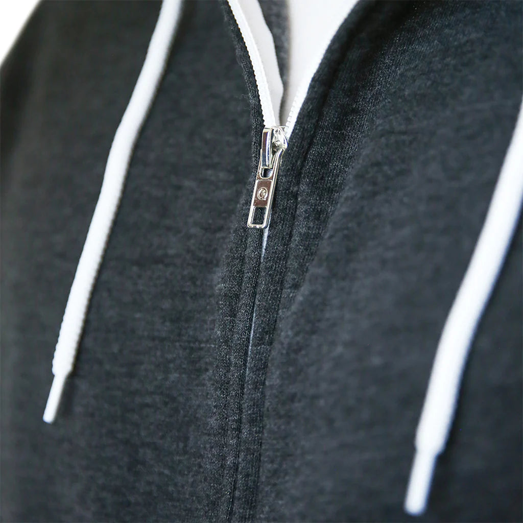 QUIKFLIP Hero Hoodie Lite Full Zip, Charcoal