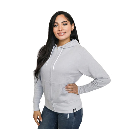QUIKFLIP Hero Hoodie Lite Full Zip, Grey