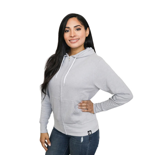 QUIKFLIP Hero Hoodie Lite Full Zip, Grey