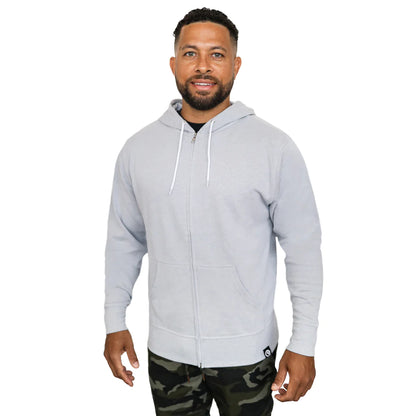 QUIKFLIP Hero Hoodie Lite Full Zip, Grey