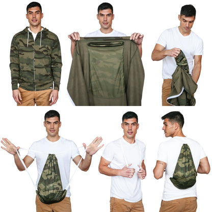QUIKFLIP Hero Hoodie Lite Full Zip, Camouflage