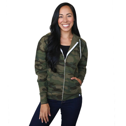 QUIKFLIP Hero Hoodie Lite Full Zip, Camouflage