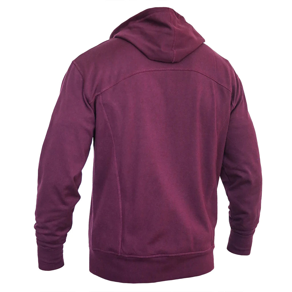 QUIKFLIP Hero Hoodie Lite Full Zip, Bordeaux