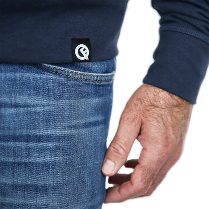 QUIKFLIP Hero Hoodie Lite Full Zip, Midnight Navy