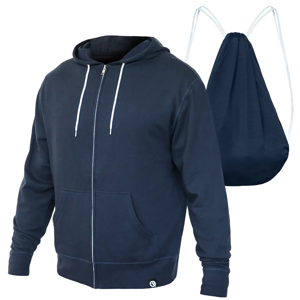 QUIKFLIP Hero Hoodie Lite Full Zip, Midnight Navy