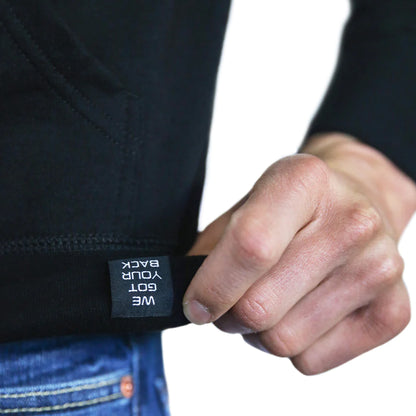 QUIKFLIP Hero Hoodie Lite Full Zip, Schwarz